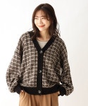 SHOO・LA・RUE（シューラルー）の「◆ツイード調ニットカーディガン（カーディガン/ボレロ）」 - WEAR