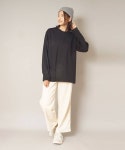 HANES（ヘインズ）の「【HANES/ヘインズ】ＢＥＥＦＹ　Ｌ／Ｓ　ＰＯＣＫ－ＴＥＥ　Ｈ５１９６ 　ビーフィー　ポケット付き　ロンT... 
