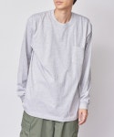 HANES（ヘインズ）の「【Hanes】BEEFY LONG SLEEVE POCKET T 長袖ポケット付きロンT コットンカットソー H5196（Tシャツ... 
