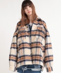 RNA（アールエヌエー）の「J2031 シャギーチェックジャケット（カバーオール）」 - WEAR