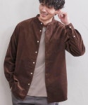 coen（コーエン）の「コーデュロイバンドカラーシャツ（シャツ/ブラウス）」 - WEAR