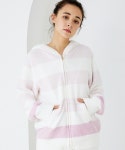 gelato pique（ジェラートピケ）の「ベビモコボーダーパーカ（ルームウェア/パジャマ）」 - WEAR