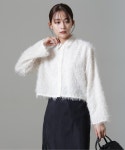 NANO universe（ナノユニバース）の「フリンジジャガードクロップドシャツ(セットアップ可)（シャツ/ブラウス）」 - WEAR