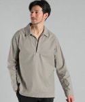 LANVIN en Bleu（ランバンオンブルー）の「製品染め ニュアンスカラー スキッパーシャツ（シャツ/ブラウス）」 - WEAR