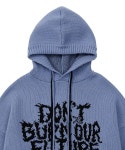 AJOBYAJO（アジョバイアジョ）の「【AJOBYAJO】Oversized (19) Slogan Wool Knit Hoodie（ニット/セーター）」 - WEAR