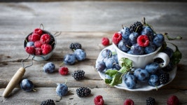 슈퍼 푸드, 서브웨어, 보석류, 씨없는 열매, 단맛, 액세서리 과일, Superfruit, 패션 액세서리, 루 버스, 보 이젠 베리, 장식, 아직도... 