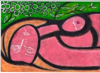 무료 이미지 : 헬, 모텔, 동시대의, 벌금, 아름다운, 유행, 여자, 소녀, 나체상, 현대 미술, 그림, 아동 예술, 시각 예술, 정물... 