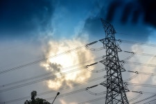 Free Images : system, overhead power line, sky, electricity, transmission tower, electrical supply, cloud, wire... 