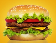 햄버거, 손가락 음식, 혈액 요소 질소, 생기게 하다, American cheese, 미국 음식, Baconator, 슬라이더, 튀긴 음식, 베이컨... 