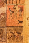 무료 이미지 : 늙은, 벽화, 신전, 와트, 고대의, 유명한, 태국, 문화, 전통적인, phumin, 불교의, 난, 북부 사투리, 그림, 고대 미술... 