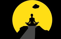 무료 이미지 : 산, 명상하는, 요가, 남자, 상단, 밤, 마음, 평화로운, 집 밖의, 언덕, 선, 해돋이, 안의, 힘, 종교적인, 편하게 하다... 