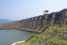 무료 이미지 : 고속도로, 강, 수송, 저수지, 수로, 하부 구조, 육교, 아치교, 칼리, 비 건축물, 대들보 다리, 카드라 댐, 화분, 카 드라... 