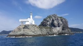 Free Images : sea, coast, rock, ocean, lighthouse, vacation, cliff, cove, tower, bay, landmark, stack, terrain, cape, islet... 