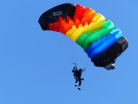 Free Images : wing, sky, descent, extreme sport, parachute, paragliding, sports equipment, skydiving, competition, parachuting... 
