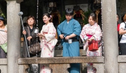 무료 이미지 : 집 밖의, 사람들, 아시아, 유행, 혼례, 결혼, 의식, 여자애들, 신전, 여자들, 일본어, 문화, 복장, 전통적인, 기모노... 