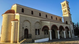 무료 이미지 : 건축물, 건물, 경계표, 정면, 교회에, 예배당, 예배 장소, 수도원, 유태 교회당, 키프로스, avgorou, 역사적 장소... 