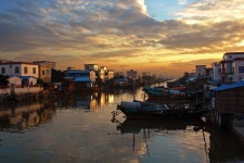 Free Images : sea, coast, dock, cloud, sky, sunrise, sunset, boat, morning, dawn, river, ship, cityscape, dusk, evening... 