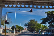 Free Images : pedestrian, road, city, advertising, downtown, street light, signage, lane, lighting, traffic light, public... 