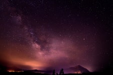 Free Images : mountain, star, milky way, atmosphere, darkness, night sky, outer space, astronomy, midnight, astronomical object... 