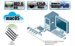 fenvi FV-T919 Hackintosh 1750Mbps PCI-E Wifi Adapter - Newegg.com