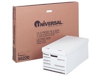 Universal 95220 Lift-Off Lid File Storage  Ltr  Fiberboard  13-1/2 x 25-1/2 x 11-1/2  WE  12/Ctn - Newegg.ca Universal 95220 Lift... 