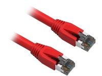 Nippon Labs 60CAT8-50-24RD 50 ft. Cat 8 Red 2GHz, 40G, 24AWG, S/FTP - Shielded Latest 40Gbps 2000Mhz SFTP Patch Cord, Heavy Duty... 