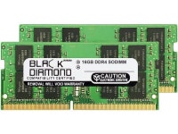 Black Diamond Memory 32GB (2 x 16GB) 260-Pin DDR4 SO-DIMM DDR4... 260-Pin DDR4 SO-DIMM DDR4 3200 (PC4 25600) Notebook... 