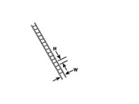 Plastruct PLS90424 2 Kl-12 1-32 ABS Ladder - Newegg.com