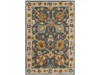 Safavieh CL934A-6R 6 Ft. x 6 Ft. Round, Traditional Classic Dark Grey And Ivory Hand Tufted Rug - Newegg.com