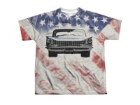 Trevco BUK107-YTPP-2 Buick-1959 Electra Flag - Short Sleeve Youth Polyester Crew, White - Medium - Newegg.com