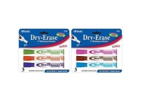 Bazic 1249 Bright Color Chisel Tip Dry Erase Markers, Pack of 3 - Newegg.com
