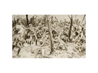 Posterazzi DPI1859835LARGE Heroes of Delville Wood - The Glorious Defence of The South Africans In July 1916 Drawn by Frank Dadd... 