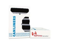 Her H8053TKR01 Can Liners, Prime Resin, 40 x 53, 0.9 mil, Black, 100-Carton - Newegg.com