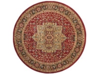 Safavieh MAH625B-5R 5 ft. - 1 in. x 5 ft. - 1 in. Mahal Power Loomed Rug, Round - Natural & Navy - Newegg.com Safavieh MAH625B-5R... 
