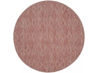 Safavieh CY8522-36522-7R 6 ft.-7 in. x 6 ft.-7 in. Round Courtyard Power Loomed Rug, Red & Red - Newegg.com Safavieh CY8522-36522... 
