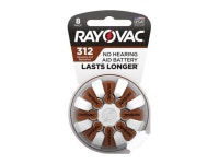 Rayovac 3537107 1.45V Zinc-Air 312 Hearing Aid Battery, 8 per Pack - Pack of 4 - Newegg.ca