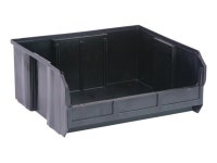 Offex 6 Pack Plastic Storage Stack and Hang Bin 14-3/4 x 16-1/2 x 7 - Black - Newegg.com Offex 6 Pack Plastic Storage Stack... 