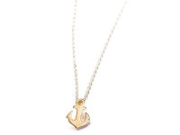 Dogeared Friendship Smooth Anchor - Gold Dipped Necklace - Newegg.com