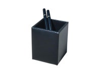 A1410 Econo-Line Pencil Cup - Black Bonded Leather - Newegg.com