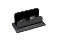 A1052 Eye Glass Holder - Black Leather Soft Suede Inner Liner - Newegg.ca
