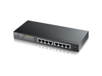 ca ZyXEL GS1900-8HP Fanless 8-Port GbE 70w PoE&#43; L2 Web Managed Desktop Switch - 8 Ports - Managed - 8 x PoE&#43; - 70w PoE... 