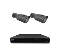 GW 8 Channel 4K H.265 CCTV DVR Security Camera System with (2) x UHD 8MP 2.8-12mm Varifocal Zoom 4K Bullet Surveillance Cameras... 