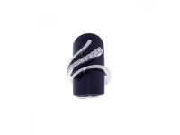 .925 Sterling Silver Rhodium Plated Black Stone CZ Wrap Ring - Newegg.com