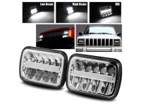 ModifyStreet 7x6 H6014/H6052/H6054 Chrome Crystal 55W CREE LED... com ModifyStreet 7x6 H6014&#47;H6052&#47;H6054 Chrome Crystal... 