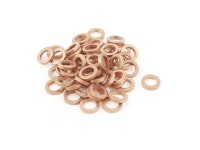 50pcs 5mmx8mmx1.5mm Copper Flat Washer Ring Seal Fitting Fastener - Newegg.com