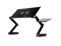 Two Fan Laptop Desks Portable Adjustable Foldable Laptop Notebook Lap PC Folding Desk Table Vented Stand Bed Tray - Newegg.com