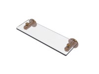 Allied Brass SH-1-16-BBR Soho Collection 16 in. Glass Vanity Shelf with Beveled Edges, Brushed Bronze - Newegg.com
