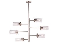 Vaxcel International H0193 6 Light Kimball Adjustable Chandelier - Newegg.com