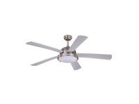 Vaxcel International F0052 52 in. Tali II Ceiling Fan, Satin Nickel - Newegg.com