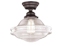 Vaxcel International C0177 12 in. Huntley Flush Mount, Oil Rubbed Bronze - Newegg.com
